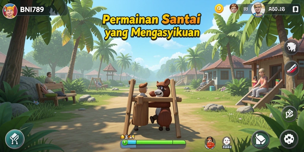 Screenshot permainan BNI789 dengan gameplay santai yang menarik.