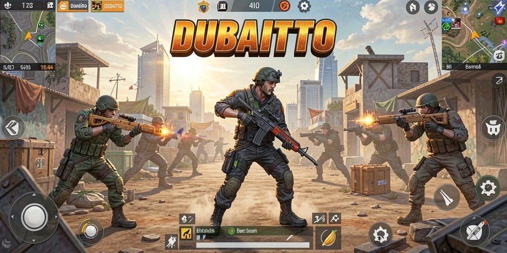 Tampak aksi intens di DUBAITOTO dengan pertempuran Battle Royale.
