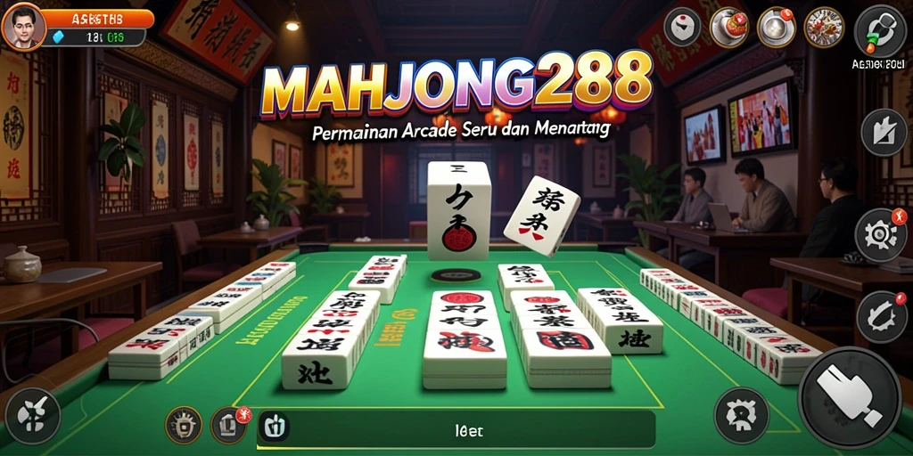 Tampilan gameplay MAHJONG288 menampilkan ubin Mahjong yang berwarna-warni dan menarik.