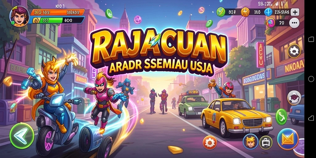 Gameplay seru dan mendebarkan dari RAJACUAN ditampilkan di sini.