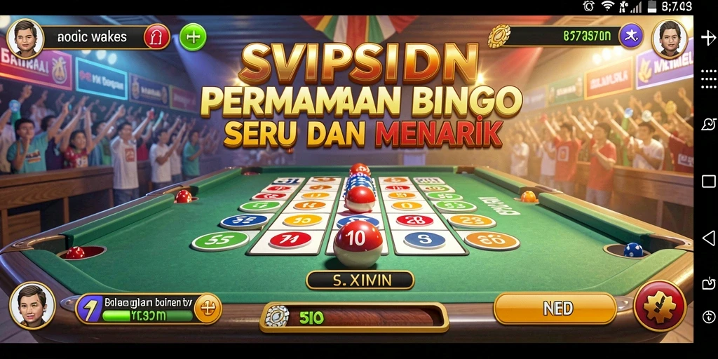 Tampilan gameplay seru SVIPSIDN menghadirkan pengalaman Bingo terbaik.
