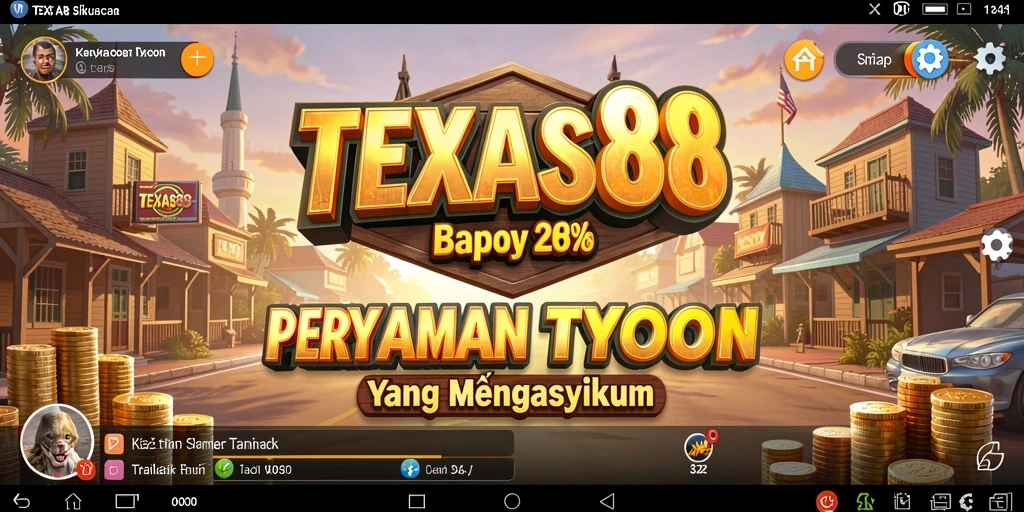 Tampilan gameplay <strong>TEXAS88</strong> yang seru dan memukau.