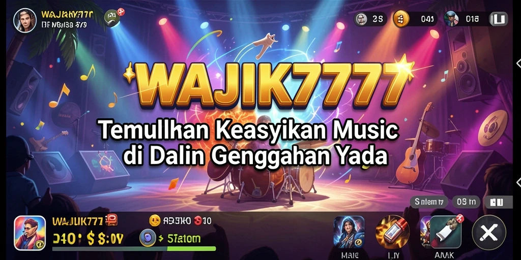 Gameplay menarik dengan berbagai pilihan lagu di WAJIK777.